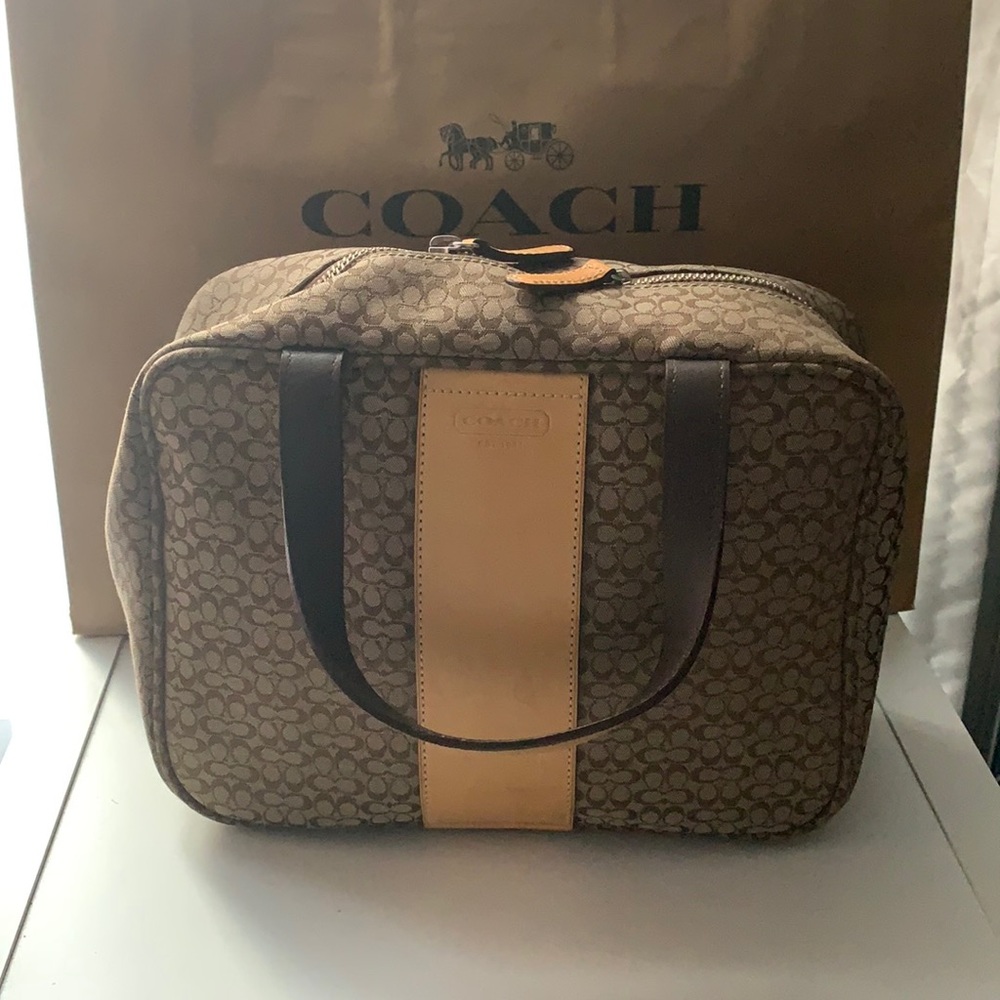 Coach signature make-up Travel bag